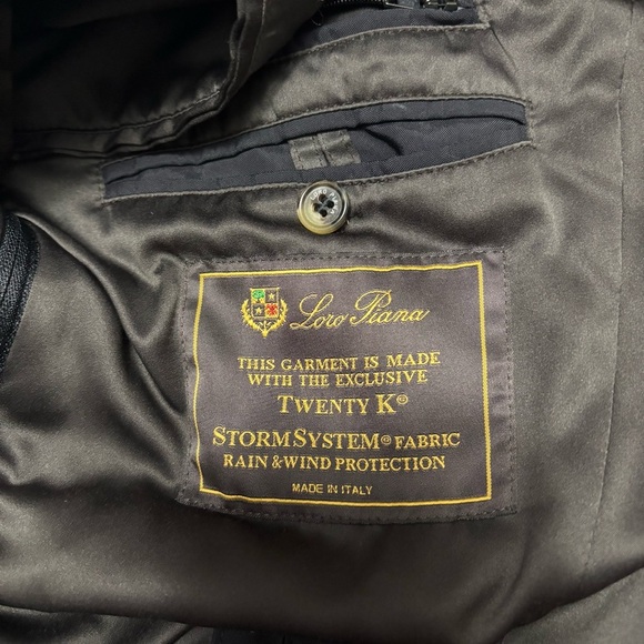 Loro Piana Rain Coat NetJets Trench Storm System Twenty K Jacket 2XL - Picture 10 of 13